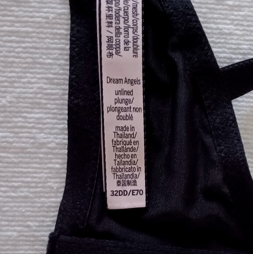 Victoria's Secret Dream Angels Unlined Plunge Bra, size 32DD - Picture 13 of 13